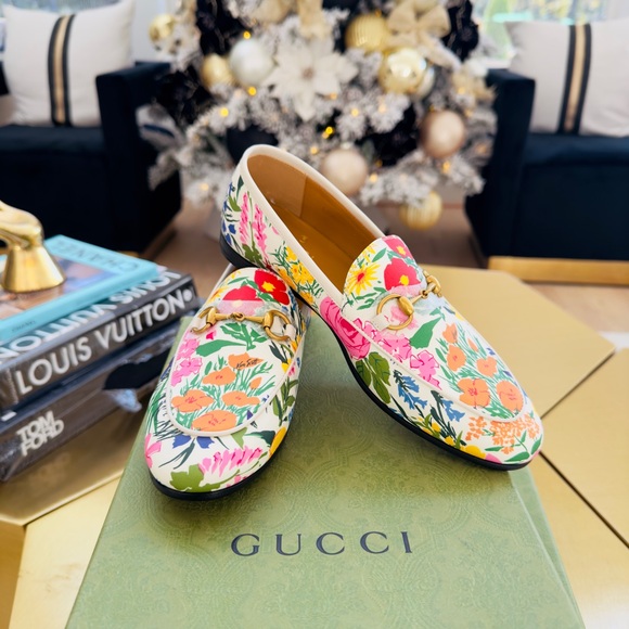 Gucci Ken Scott Jordaan Floral Print Loafer - Picture 3 of 10